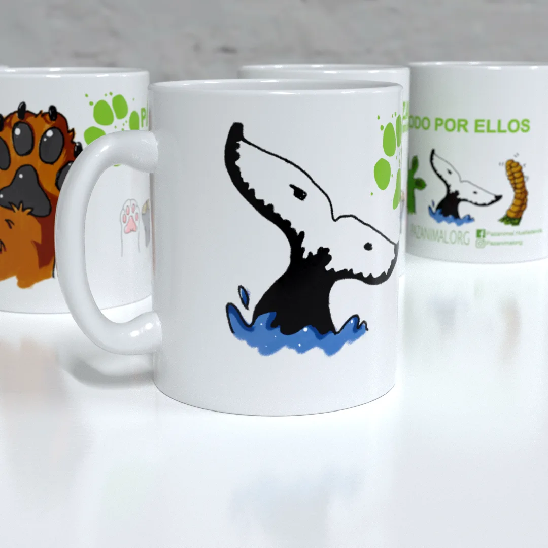 Mug Personalizado de cola de ballena