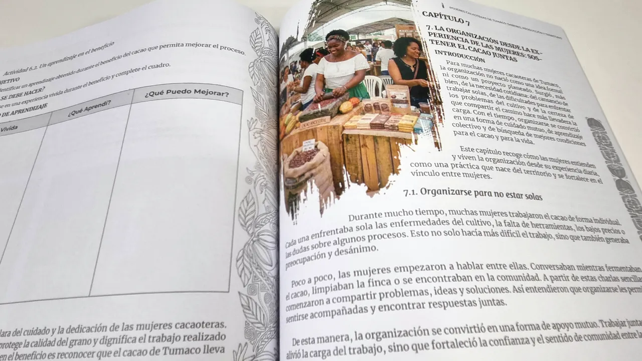 Cartilla Elaborada para las Mujeres Cacaoteras de Tumaco